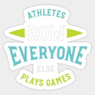 Rowing Crew Design Rower Humor Sticker